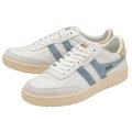 Gola Sneaker Falcon Leder weiss/eisblau/gelb Damen
