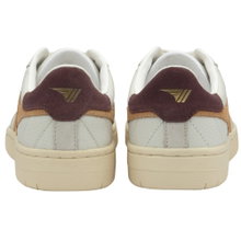 Gola Sneaker Falcon Leder weiss/orange/weinrot Damen