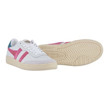 Gola Sneaker Falcon Leder weiss/pink/dunkelblau Damen