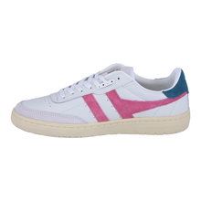 Gola Sneaker Falcon Leder weiss/pink/dunkelblau Damen
