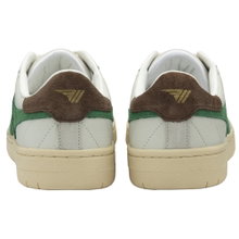 Gola Sneaker Falcon Leder 2025 weiss/smaragdgrün/dunkelbraun Damen