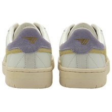 Gola Sneaker Falcon Leder weiss/gelb/lavendel Damen