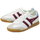 Gola Sneaker Torpedo Leder 2025 weiss/kirschrot/himmelblau Damen