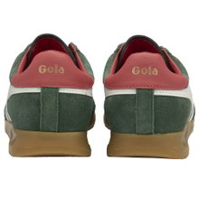 Gola Sneaker Torpedo (Wildleder) 2025 immergrün/offweiss/korallrot Damen