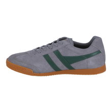 Sneaker Gola Harrier z zamszu i skóry 2025 cementowo-szary/zielony dla mężczyzn
