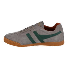 Gola Sneaker Harrier Suede-Leder hellgrau/dunkelgrün/orange Herren