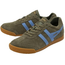 Sneaker Gola Harrier z zamszu i skóry 2025 khakigrün/niebieski męski