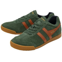 Sneaker Gola Harrier z zamszu 2025 zawsze zielony/pomarańczowy/granatowy męski
