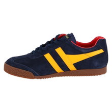Sneaker Gola Harrier zamszowo-skórzane granatowo/żółto/czerwone męskie