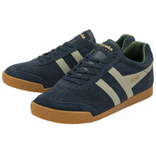 Gola Sneaker Harrier Suede-Leder navyblau/hellgrau/grün Herren