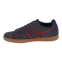 Gola Sneaker Equipe II Suede-Leder anthrazit/rot/navyblau Herren