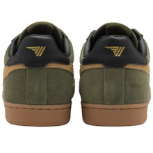 Gola Sneaker Equipe II Suede-Leder 2025 khakigrün/braun/schwarz Herren