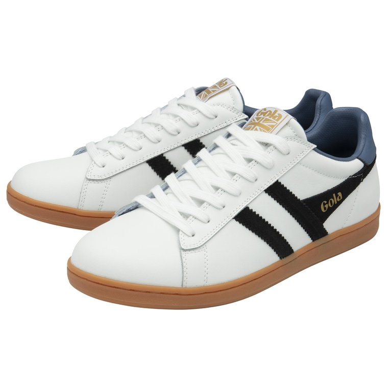 Gola Sneaker Equipe II Leder 2025 weiss/schwarz/mondlichtblau Herren