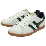Gola Sneaker Equipe II Leder weiss/grün/navyblau Herren