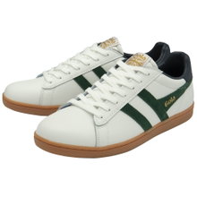 Gola Sneaker Equipe II Leder weiss/grün/navyblau Herren