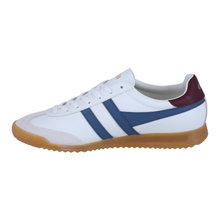 Gola Sneaker Torpedo Leder weiss/blaugrau/dunkelrot Herren