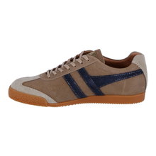 Gola Sneaker Harrier Suede-Leder Knightsbridge - Made in England - hellbraun/navyblau Herren