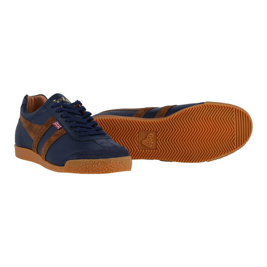 Gola Sneaker Harrier Mayfair - Made in England - navyblau/braun Herren