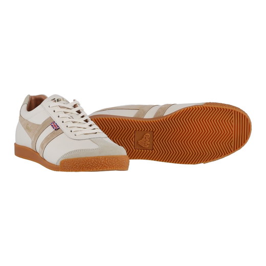Gola Sneaker Harrier Mayfair - Made in England - weiss/beige Herren