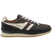 Gola Sneaker Trophy Oxford - Made in England - braun/schwarz/weiss Herren