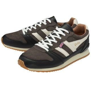 Gola Sneaker Trophy Oxford - Made in England - braun/schwarz/weiss Herren