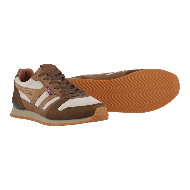 Gola Sneaker Trophy Cambridge - Made in England - beige/brown Men's