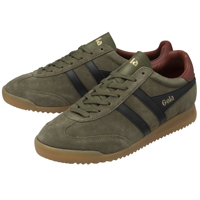 Gola Sneaker Torpedo Wildleder khakigrün/schwarz/rostrot Herren
