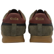 Gola Sneaker Torpedo Wildleder khakigrün/schwarz/rostrot Herren