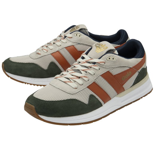Sneaker Gola Delta 2025 offwhite/khakizielony/pomarańczowy męski