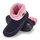 Gumbies Hausschuhe Ossa High navyblau/pink Damen