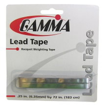 Gamma Bleiband Lead Tape für Schlägertuning (18g, 183cm) - 1 Rolle