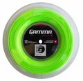 Gamma Tennissaite Moto (Haltbarkeit+Spin) limettegrün 200m Rolle
