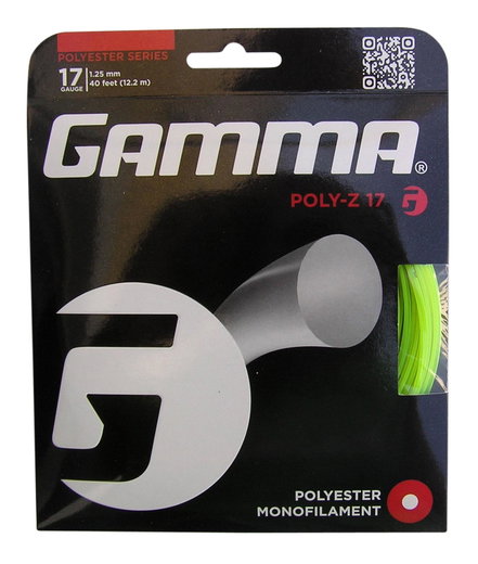 Gamma Poly-Z neongelb Tennissaite