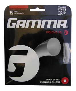 Gamma Poly-Z 1.30 weiss Tennissaite