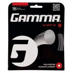 Gamma Tennissaite iO Soft (Haltbarkeit+Touch) grau 12m Set