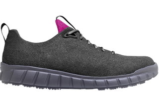 Ganter Sneaker Evo Merinowolle (Merino-Walkloden für guten Klimakomfort) schwarz/grau/pink Damen