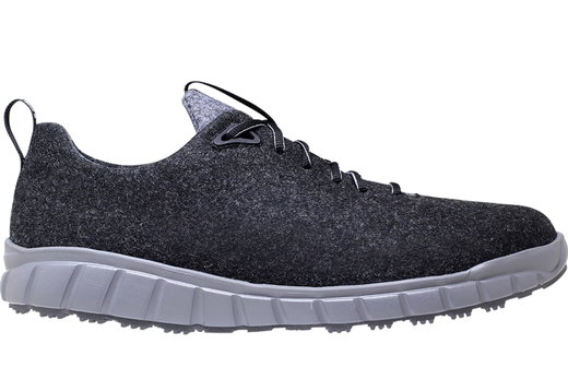 Ganter Sneaker Evo Merinowolle (Merino-Walkloden für guten Klimakomfort) schwarz/anthrazit Herren