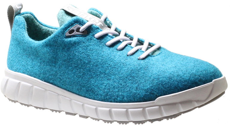 Ganter Sneaker Evo Merinowolle (Merino-Walkloden für guten Klimakomfort) türkis/mint Damen