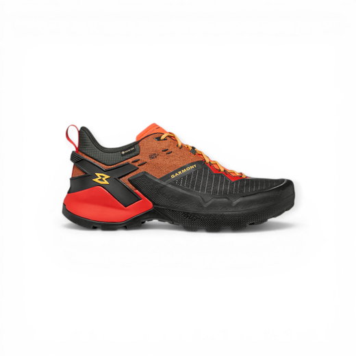 Garmont Wanderschuhe 9.81 Onyx GTX (Zustieg, wasserdicht) schwarz/orange/rot Herren