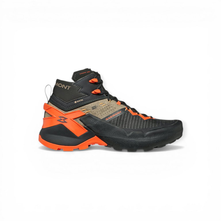 Garmont Hiking Boots 9.81 Onyx Mid GTX (Approach, waterproof) black/orange/beige men's