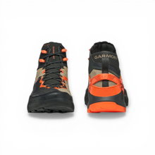 Garmont Wanderschuhe 9.81 Onyx Mid GTX (Zustieg, wasserdicht) schwarz/orange/beige Herren