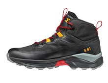Garmont Trekking-Wanderschuhe 9.81 Engage Mid GTX (Speed-Hiking, wasserdicht) schwarz/orange Herren