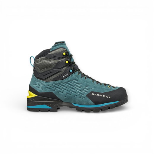 Garmont Wanderschuhe Ascent Evo GTX (Veloursleder, Bergsteigen, wasserdicht) blau/dunkelgrau Herren