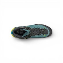 Garmont Wanderschuhe Ascent Evo GTX (Veloursleder, Bergsteigen, wasserdicht) blau/dunkelgrau Herren