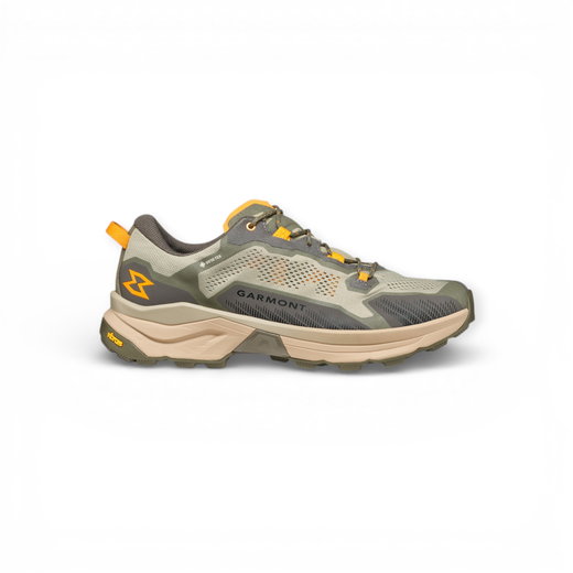 Garmont Wanderschuhe Nexus GTX (Schnellschnürsystem, wasserdicht) grau/khaki/gelb Herren