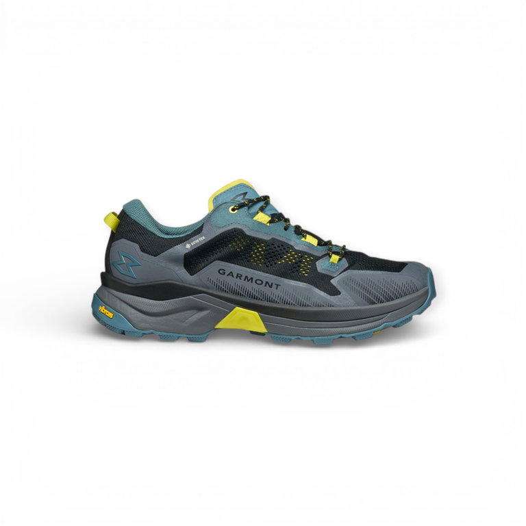 Garmont Wanderschuhe Nexus GTX (Schnellschnürsystem, wasserdicht) grau/blau/gelb Herren