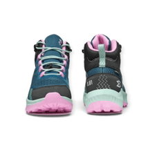Garmont Wanderschuhe Pulse MID WP (Schnellschnürsystem, wasserdicht) blau/schwarz/pink Mädchen
