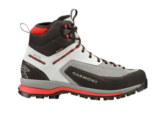 Garmont Buty trekkingowe/wędrówkowe Vetta Tech GTX (skóra zamszowa, wodoodporne) szare/czerwone męskie