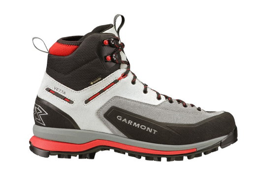Garmont Buty trekkingowe/wędrówkowe Vetta Tech GTX (skóra zamszowa, wodoodporne) szare/czerwone męskie
