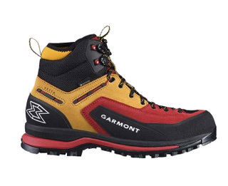 Garmont Trekking-/Wanderschuhe Vetta Tech GTX (Veloursleder, wasserdicht) rot/gelb Herren